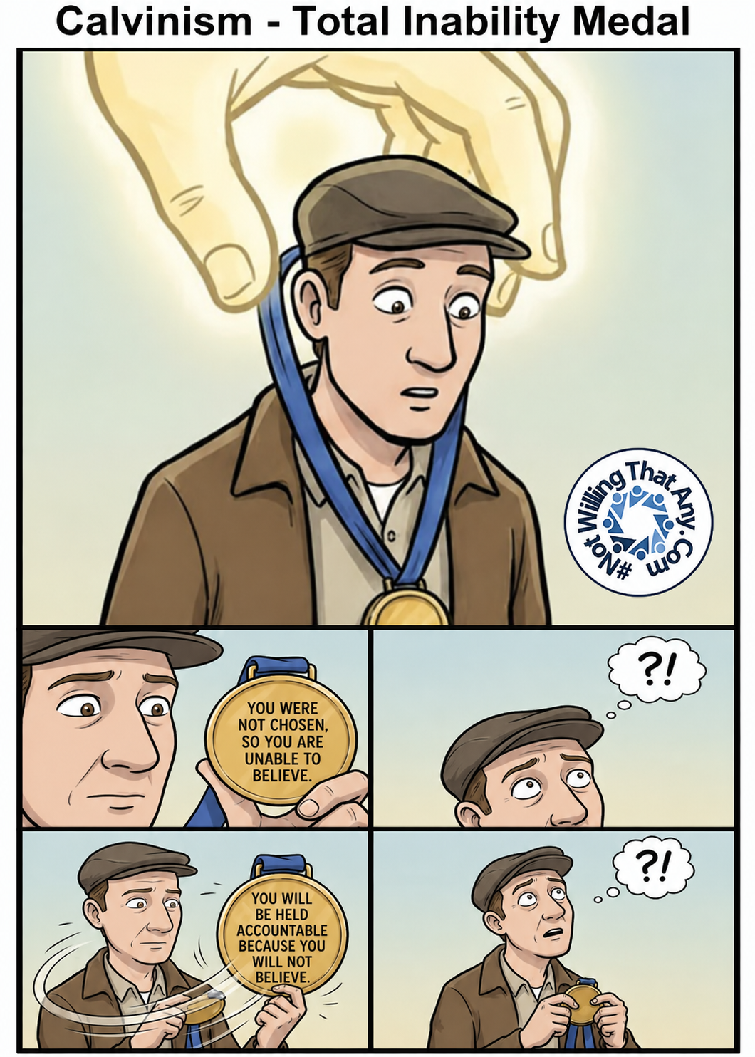 Calvinism - Total Inability Medal - Version 2